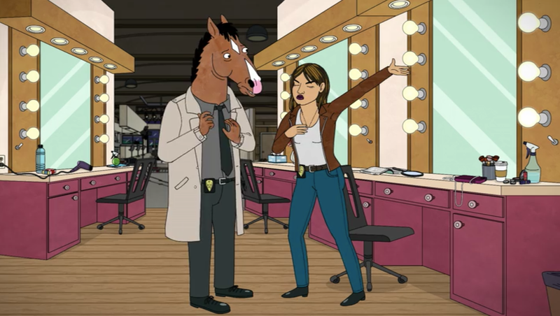 Illustration for article titled Go out on a date in
BoJack Horseman, where everything's funny until it's suddenly
not
